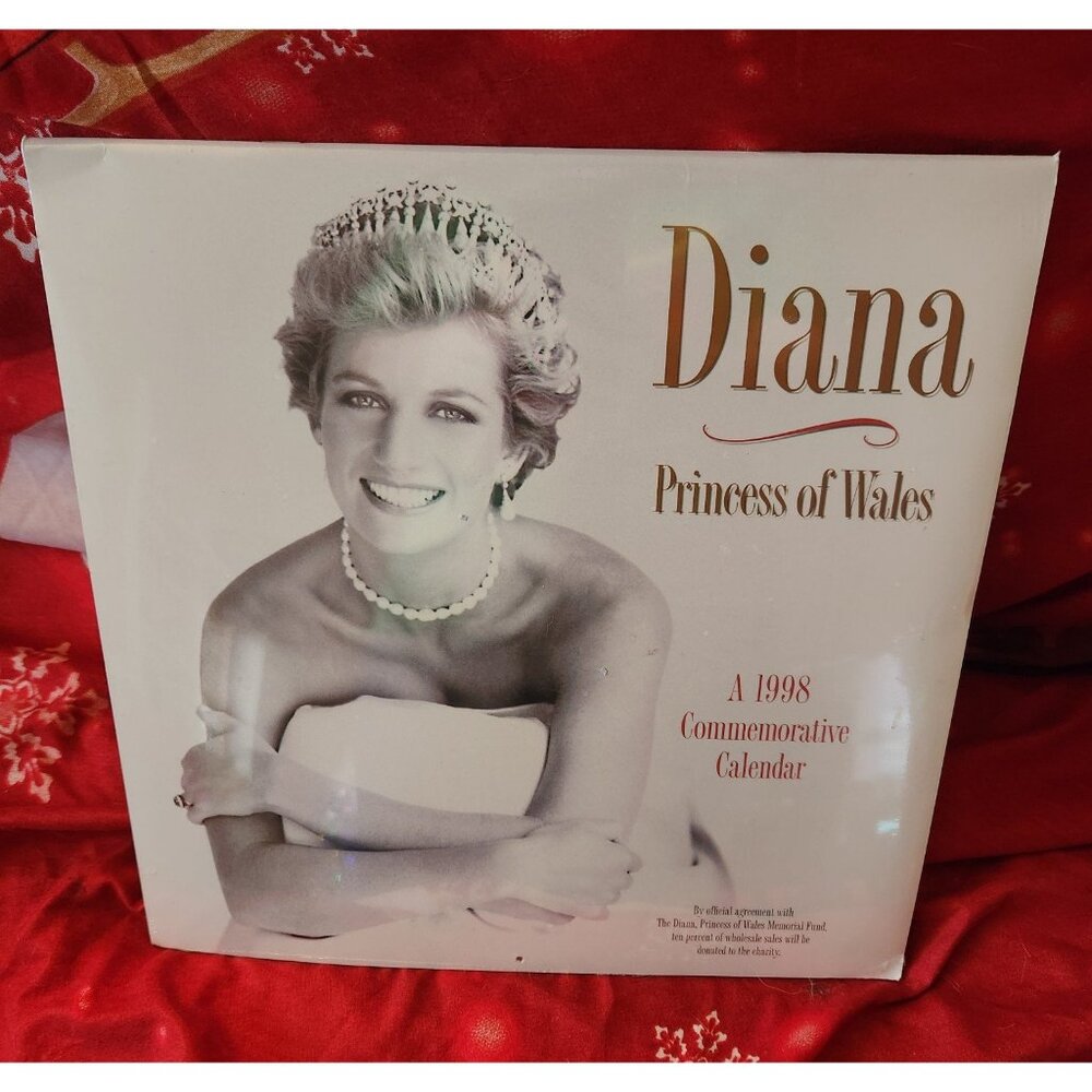Princess Diana 1998 Collectors Calendar Sealed